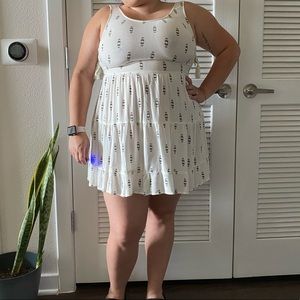 H&M cream mini dress / tunic